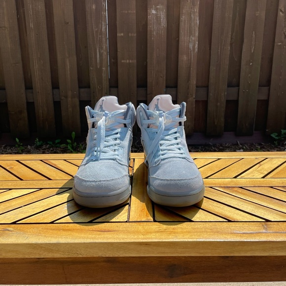 Jordan 5 Bluebird suede shoes size 10 men’s - Picture 3 of 13